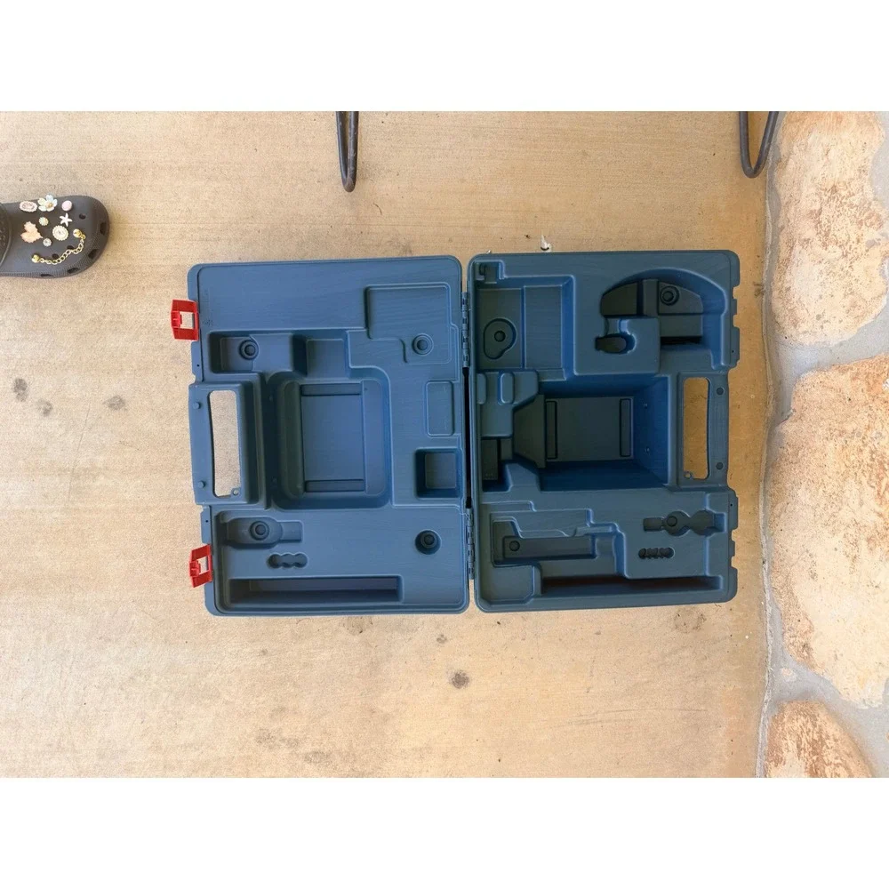 Bosch Blue Plastic Hard Shell Power Tool Carrying Case with Red Latches 19x15x6